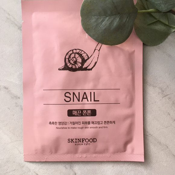 SKINFOOD SNAIL SHEET MASK