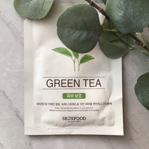 SKINFOOD GREEN TEA SHEET MASK