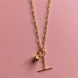 DELICATE T BAR NECKLACE