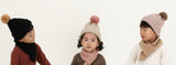 KIDS 2 TONE BOBBLE HAT