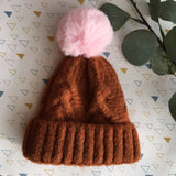 KIDS 2 TONE BOBBLE HAT