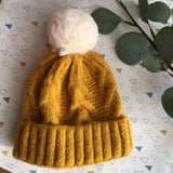 KIDS 2 TONE BOBBLE HAT