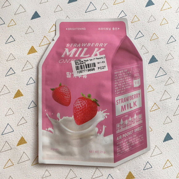 A'PIEU STRAWBERRY MILK BRIGHTENING SHEET MASK