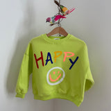 HAPPY SCRIBBLE SWEATSHIRT