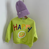 HAPPY SCRIBBLE SWEATSHIRT