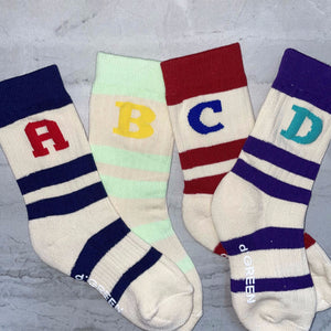 PACK OF 4 KIDS ALPHABET SOCKS